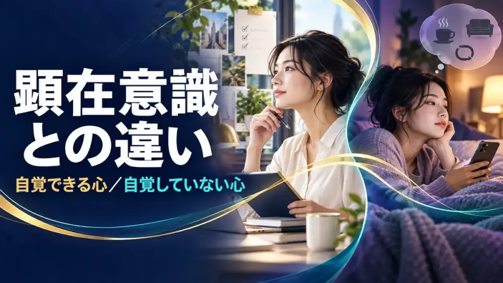 潜在意識 顕在意識 違い