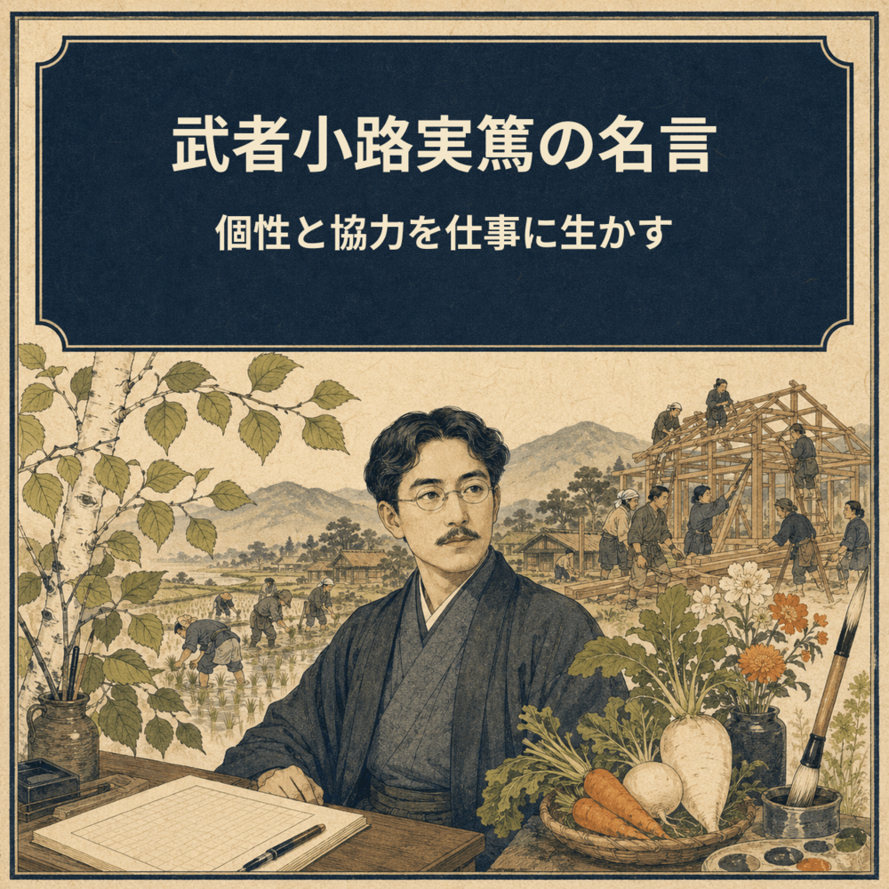 武者小路実篤 名言