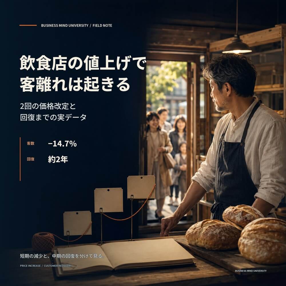 飲食店 値上げ 客離れ