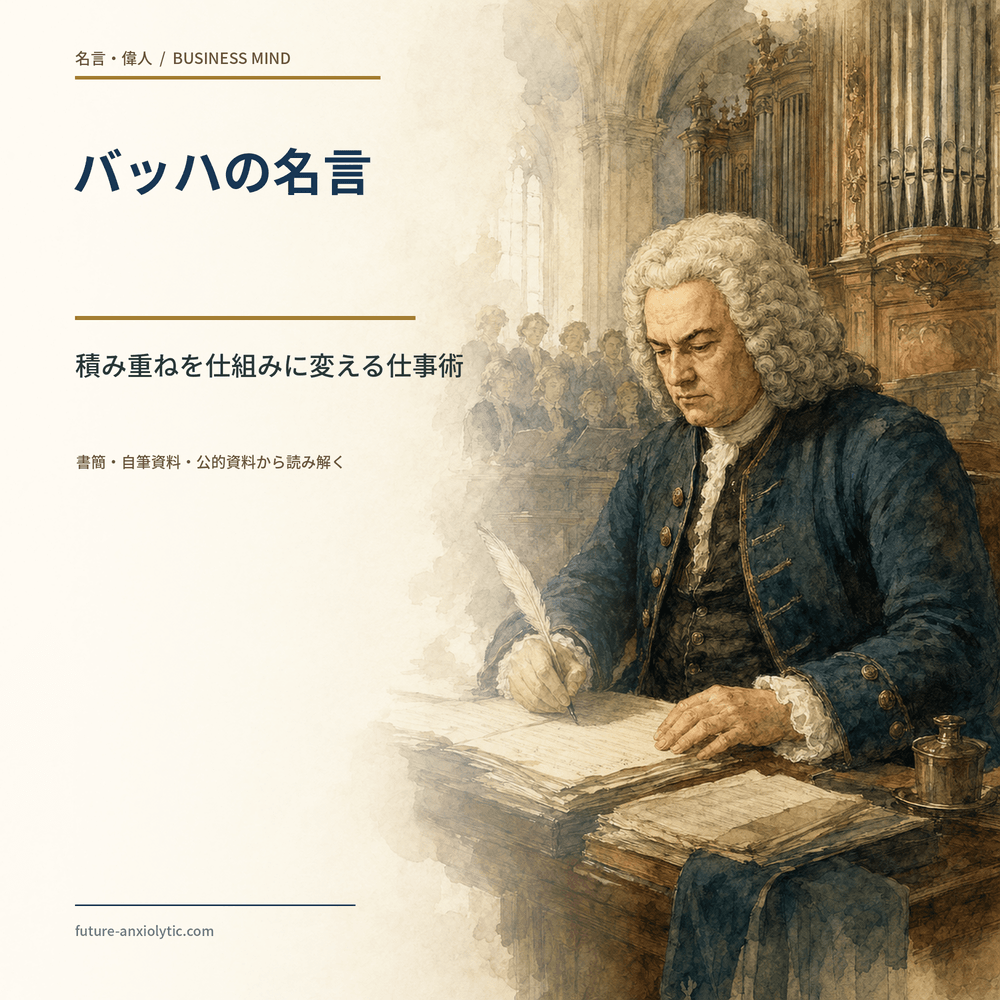 バッハ 名言