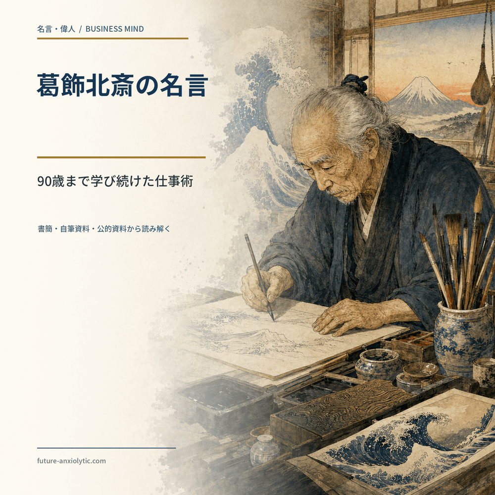 葛飾北斎 名言