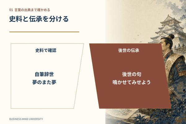 豊臣秀吉 言葉