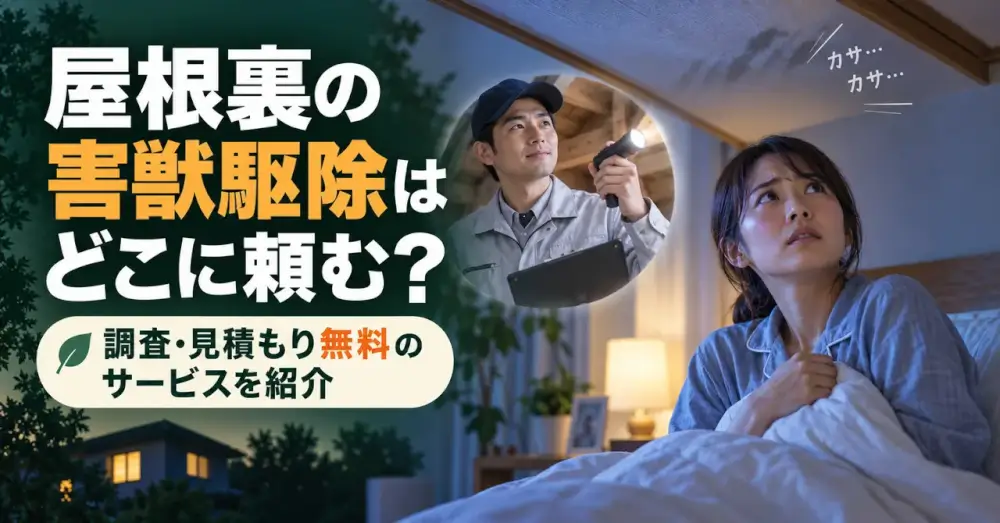 屋根裏 害獣駆除